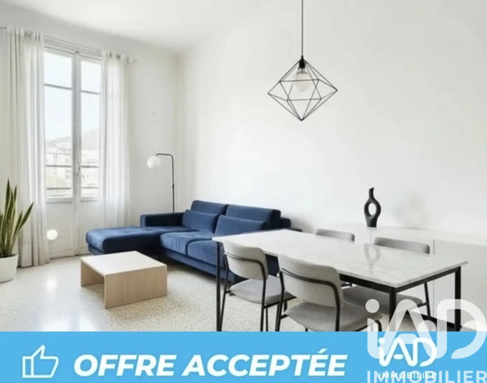 Vente appartement à Nice (06300) : appartement 3 pièces 56 m² — 6