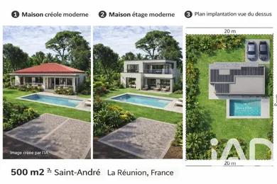 Building plot in Saint-André (97440)