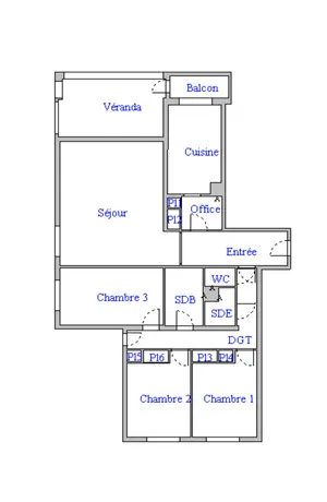 Apartment in Chaville (92370)