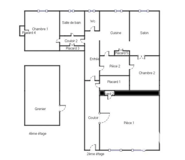 Appartement 5 pièces 117 m² · à Privas · 117 m² · 174 500 €