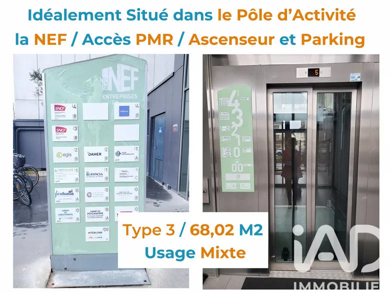 Appartement 3 pièces 68 m² · à Tours · 68 m² · 224 000 €