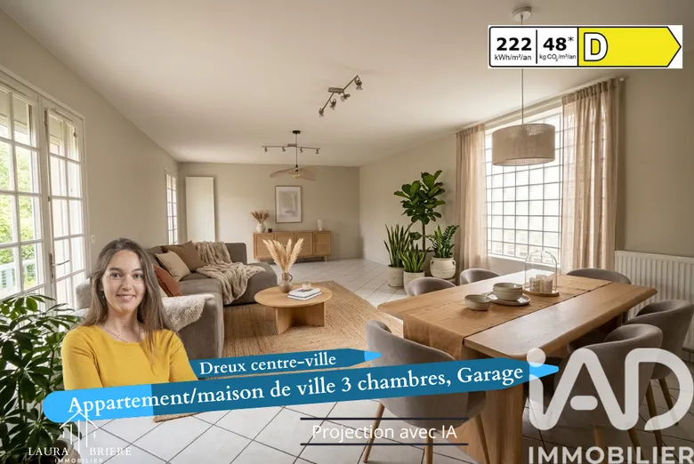 Appartement 4 pièces 89 m² · à Dreux · 89 m² · 177 000 €