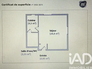 Studio à Fontainebleau (77300)