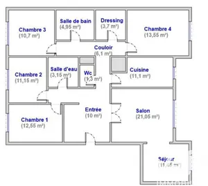 Apartment in Viry-Châtillon (91170)