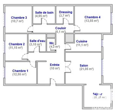 Appartement à Viry-Châtillon (91170)