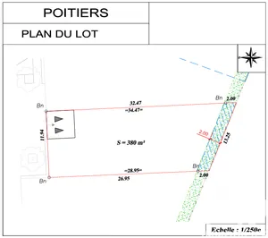 Terrain à bâtir à Poitiers (86000)
