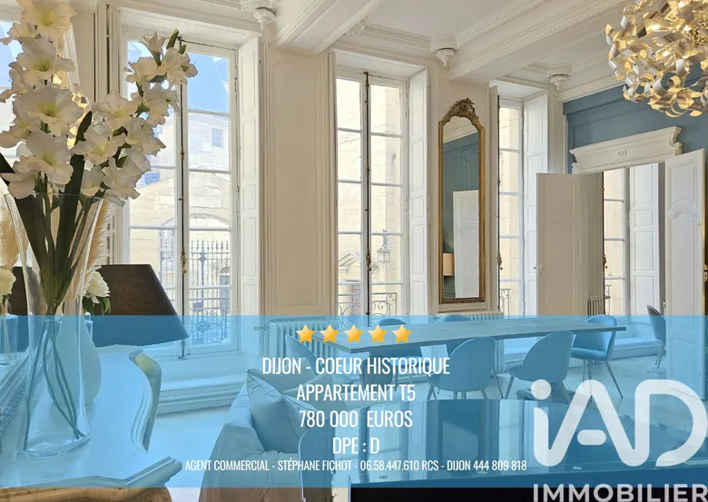 Appartement 5 pièces 132 m² · à Dijon · 132,1 m² · 780 000 €