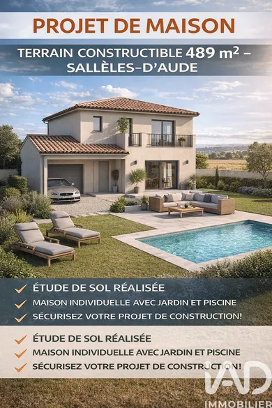 Terrain à SALLELES D'AUDE (11590)