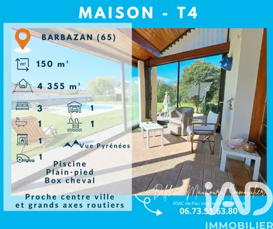 Maison à Barbazan-Debat (65690)