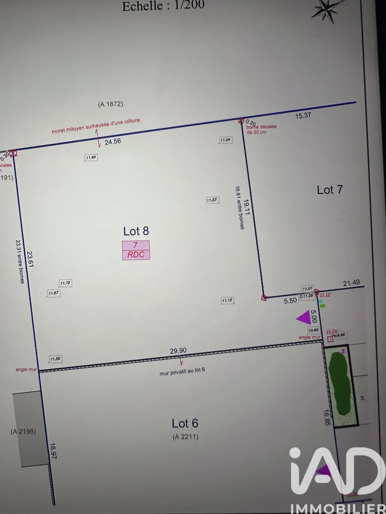 Terrain à Vérines (17540) · 129 000 €