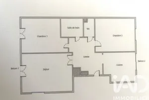 Apartment in Grenoble (38100)