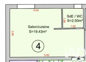 Studio à Ollainville (91340)