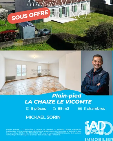 Detached house in la chaize le vicomte (85310)
