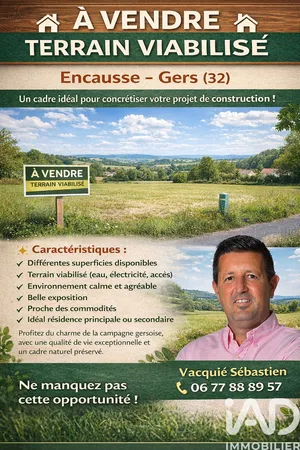 Building plot in Encausse (32430)