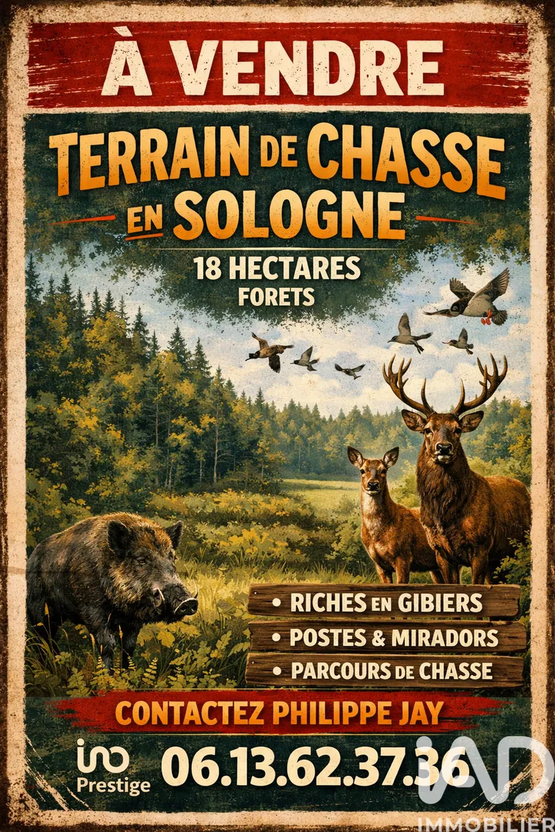 Terrain à Neuvy-sur-Barangeon (18330) · 158 900 €