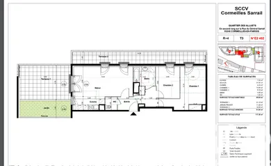 Apartment in Cormeilles-en-Parisis (95240)
