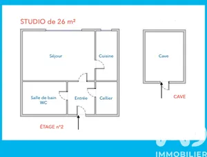 Studio à Saint-Germain-en-Laye (78100)