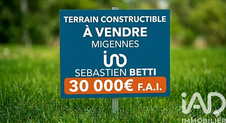 Terrain à bâtir à Migennes (89400) · 30 000 €