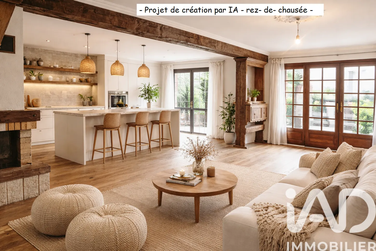 Vente maison à Fleury (11560) : maison 6 pièces 132 m² — 2