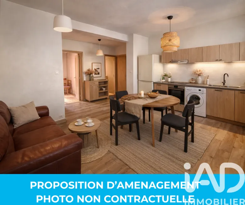 Appartement 4 pièces 58 m² · à Saint-Étienne · 57,6 m² · 75 000 €