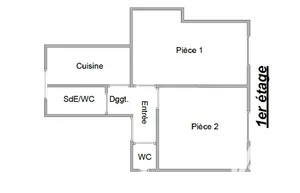 Apartment in Ablon-sur-Seine (94480)