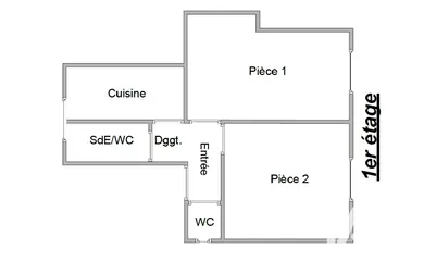 Apartment in Ablon-sur-Seine (94480)