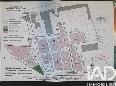 Terrain à bâtir à Piennes (54490)