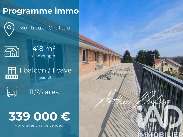 Appartement 4 pièces 418 m² · à Montreux-Château · 418 m² · 339 000 €