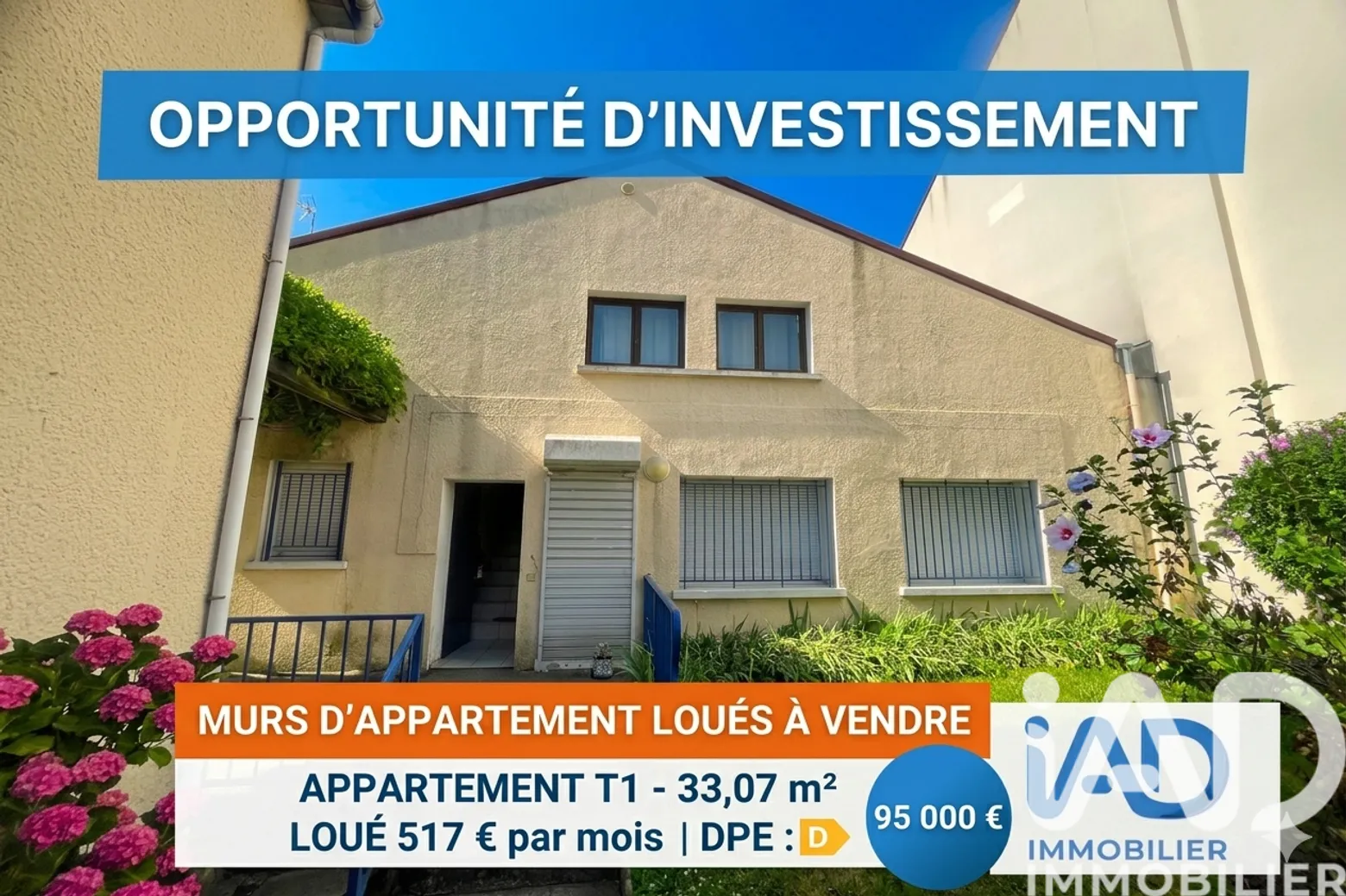 Vente appartement à Nozay (91620) : appartement 2 pièces 33 m² - 1999437 — 2