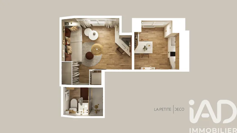 Appartement 2 pièces 20 m² · à Chambéry · 20 m² · 105 000 €