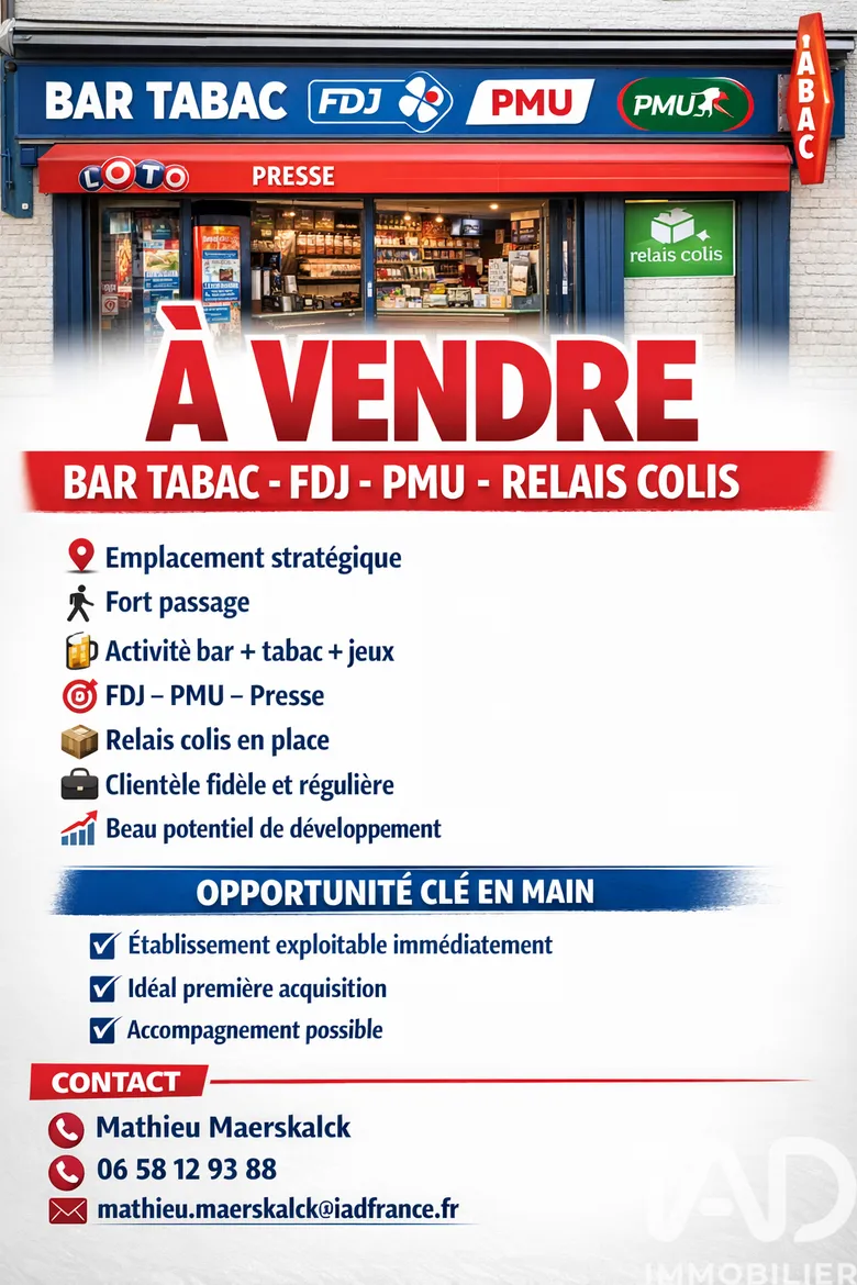 Local commercial 160 m² · à Beauval · 160 m² · 82 500 €
