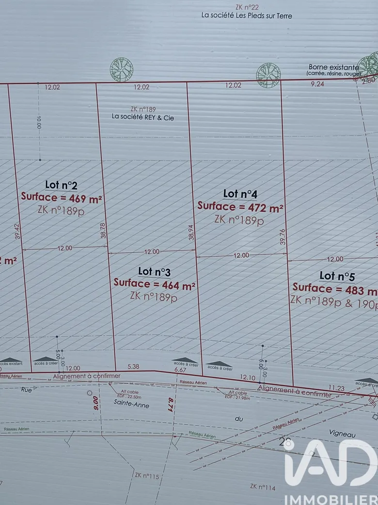 Terrain à Saint-Mars-de-Coutais (44680) · 99 400 €