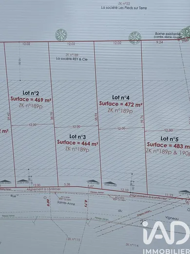 Building plot in Saint-Mars-de-Coutais (44680)