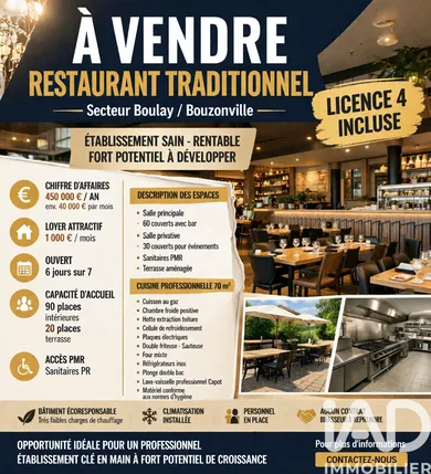 Restaurant à Boulay-Moselle (57220)