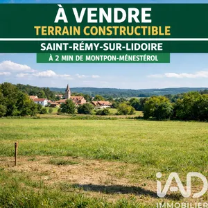 Terrain à bâtir à Saint Remy sur Lidoire (24700)