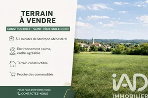 Terrain à bâtir à Saint Remy sur Lidoire (24700)