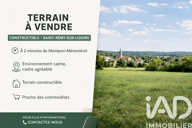 Terrain à bâtir à Saint Remy sur Lidoire (24700)