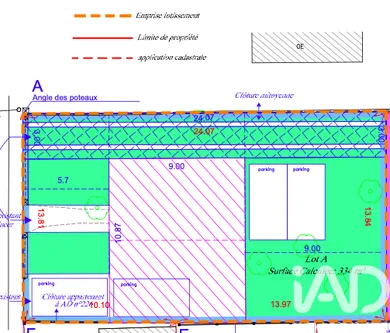 Building plot in Villiers-sur-Marne (94350)