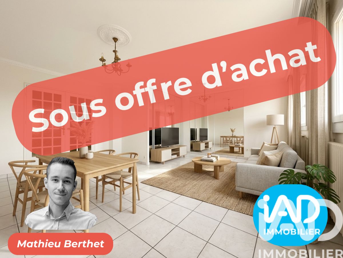 Vente appartement à Saint-Étienne (42100) : appartement 3 pièces 82 m² - 1969610