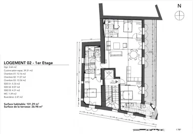 Apartment in Nîmes (30000)