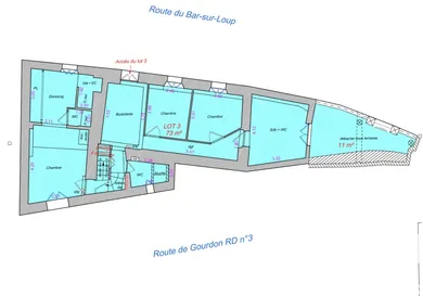 Immeuble à Châteauneuf-Grasse (06740)