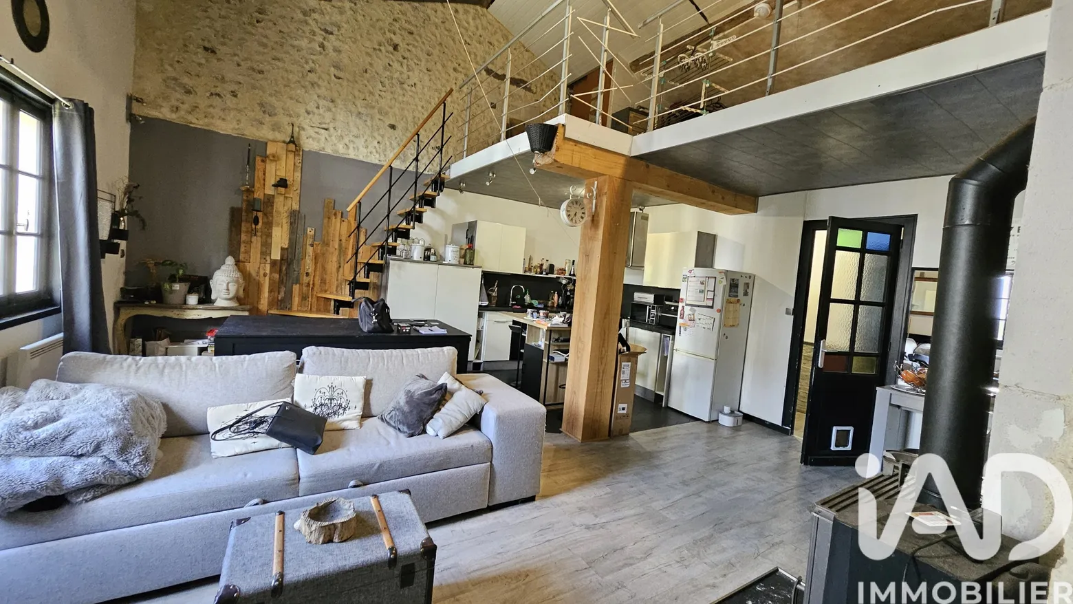 Vente maison à Les Gonds (17100) : maison de village 5 pièces 116 m² — 2