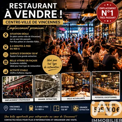 Restaurant in Vincennes (94300)