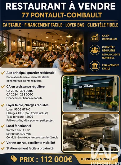 Restauration rapide à Pontault-Combault (77340)