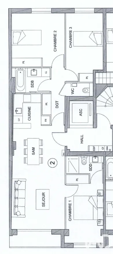 Appartement à Bordeaux (33800)