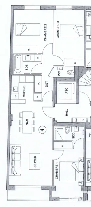 Appartement à Bordeaux (33800)