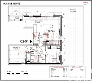 Appartement à Bordeaux (33300)