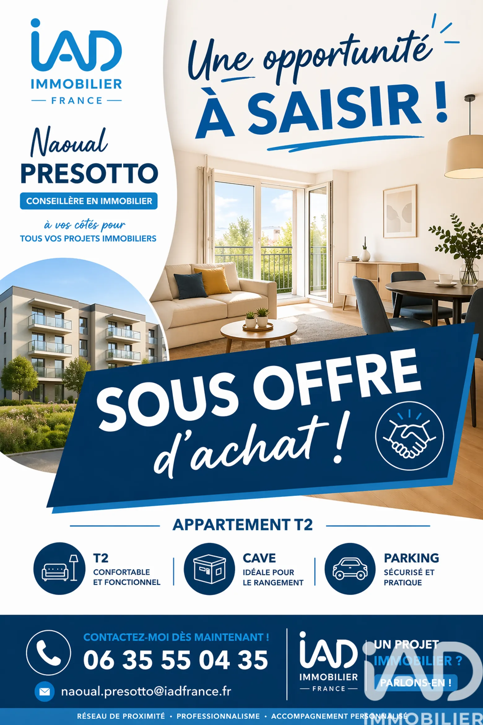 Vente appartement à Aulnay-sous-Bois (93600) : appartement 2 pièces 47 m² - 2002812 — 6