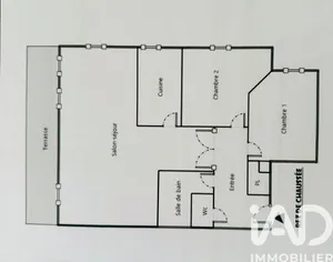 Apartment in Lèves (28300)