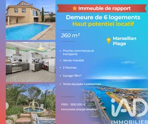 Demeure à Marseillan (34340)
